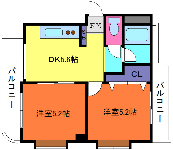 リヴェール本山の間取り