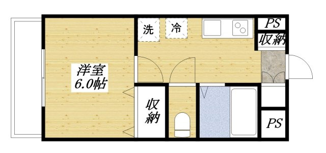カリーノ福生の間取り