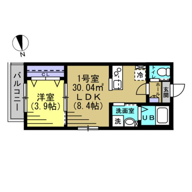 ＵＣＤＡ　Ｒｅｓｉｄｅｎｃｅ新検見川の間取り