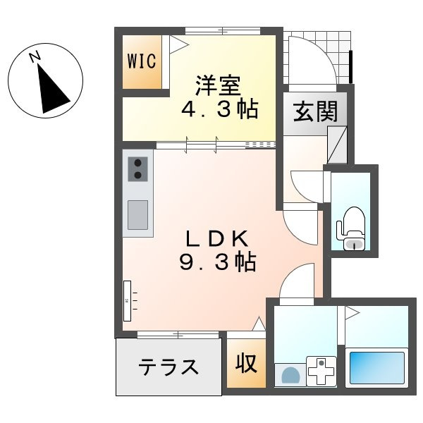 ＡＫ　Ｈｅｉｍ　Ｓｗｅｅｔ　Ｆｌｏｇの間取り|間取り