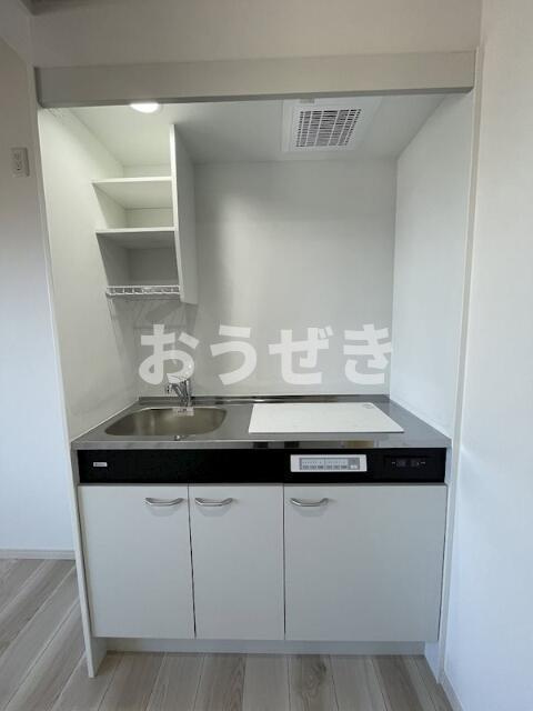 ハーミットクラブハウス花月のキッチン|一人暮らしに丁度いいサイズ、…