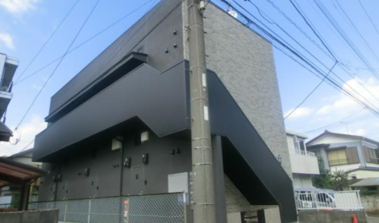 松戸市上本郷のアパートの外観