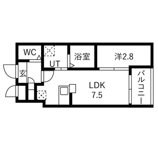 【間取り】 | 市之町エヌエム・キャトフ・ヴァン・セーズ・サウス