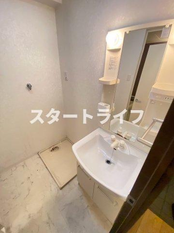 大阪市東淀川区豊新５丁目の賃貸マンションの洗面所
