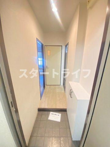 大阪市東淀川区豊新５丁目の賃貸マンションの玄関