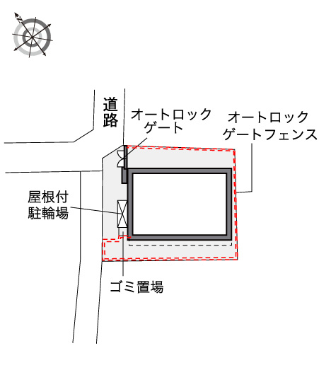 レオパレス玉川 の区画図