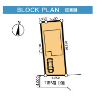 藤沢市大鋸　中古戸建の区画図