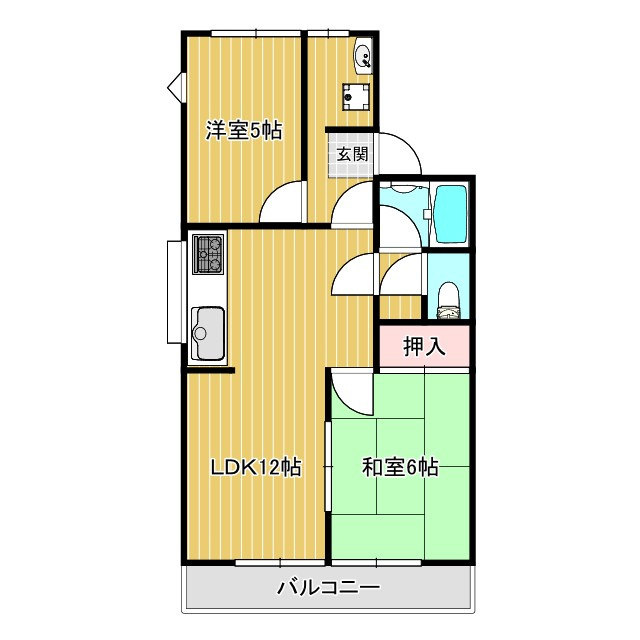 ホリデーハイツの間取り