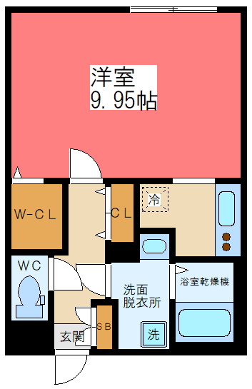 ZESTY幡ヶ谷の間取り