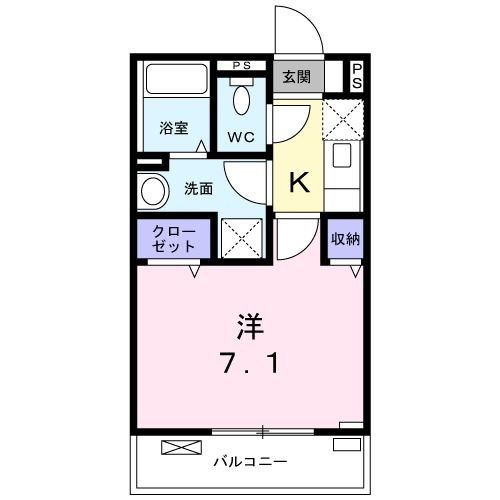 ルジーナ　ベルデの間取り|間取りです。