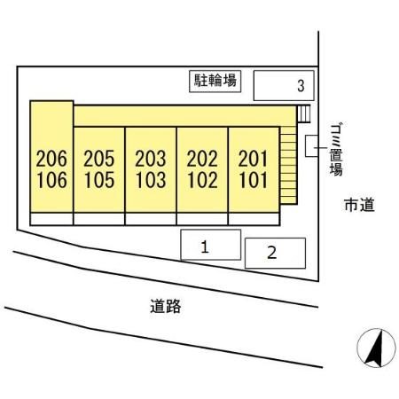 ネオアルテールの区画図