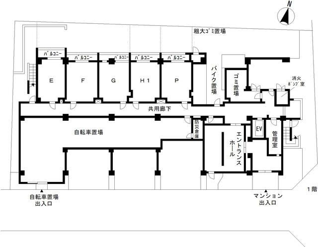 ＪＰ　ｎｏｉｅ　亀戸の区画図