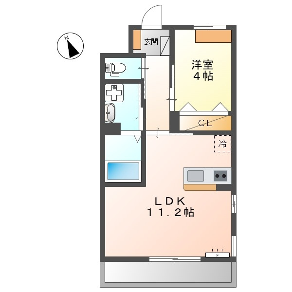 プランドール横濱の間取り|間取り