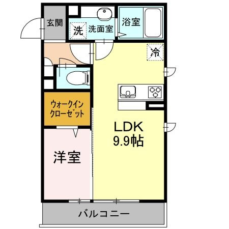 シャルールの間取り|間取りです。