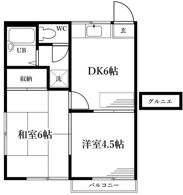 マーサ三春の間取り