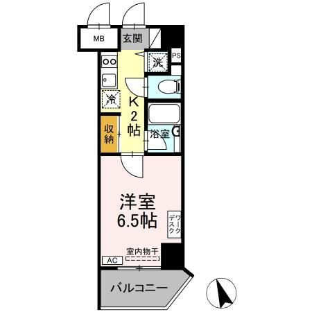 パークウェル門前仲町の間取り