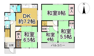 【間取り】 | 川西市見野3丁目17の10　中古ー戸建て