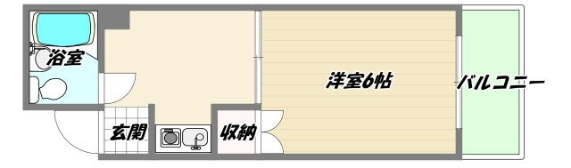 大阪市淀川区三国本町２丁目の賃貸マンションの間取り