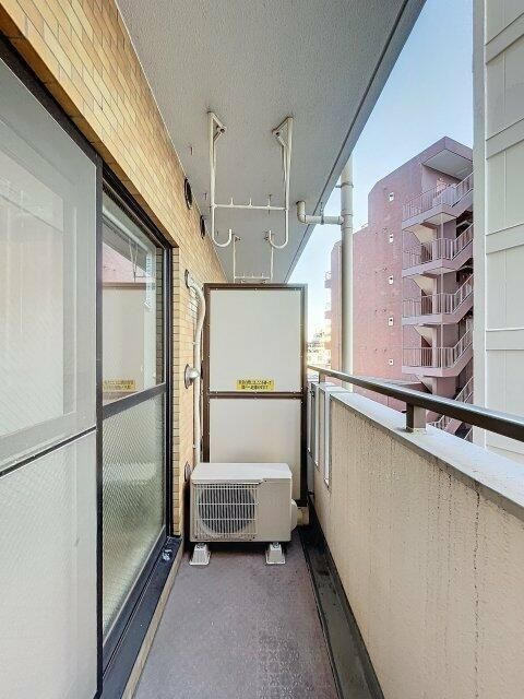 ライオンズマンション旗の台のバルコニー