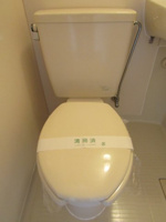 ゆったりとした空間のトイレです