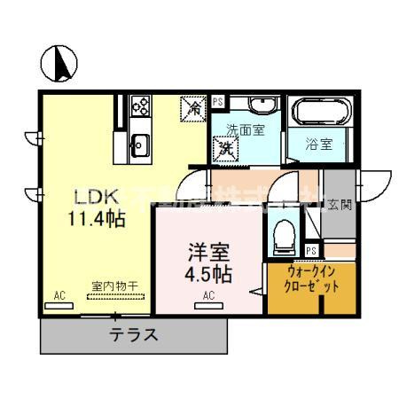 スミレの間取り