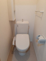 ゆったりとした空間のトイレです