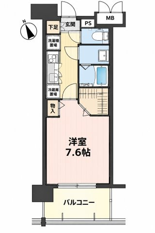 パルティール神宮南の間取り