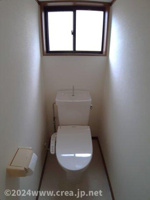 ゆったりとした空間のトイレです