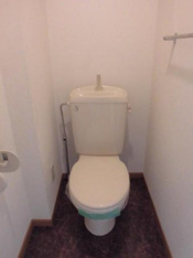 清潔感のあるトイレです