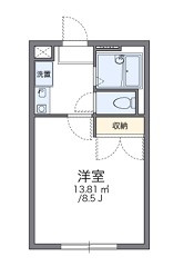レオパレスＨＡＴＵＳＩＢＡの間取り