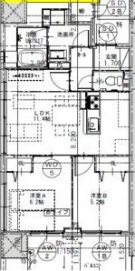 さくらHills ROKUBAN Platinum Residenceの間取り