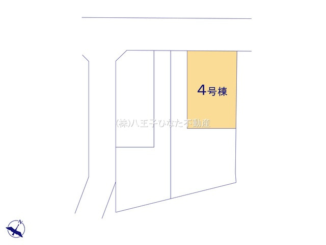 『八王子市新築戸建て』八王子市館町1796-3【仲介手数料無料】　２０期の区画図|～仲介手数料無料☆八王子ひなた不動産～　八王子市館町　新築戸建て