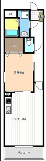 ベルデュールの間取り