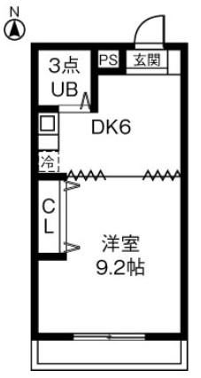 エグゼクティブ３３の間取り|※類似になります