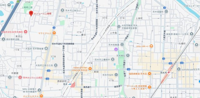 セジュール上穂積の地図