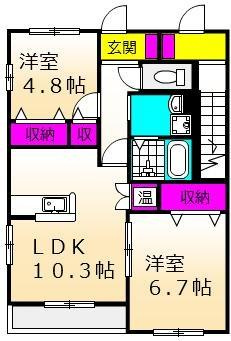 メープルコートの間取り