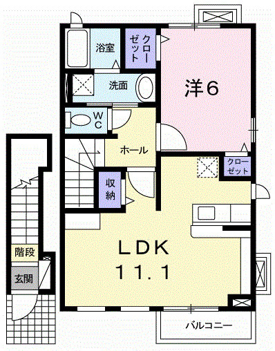 ポラリスⅢの間取り