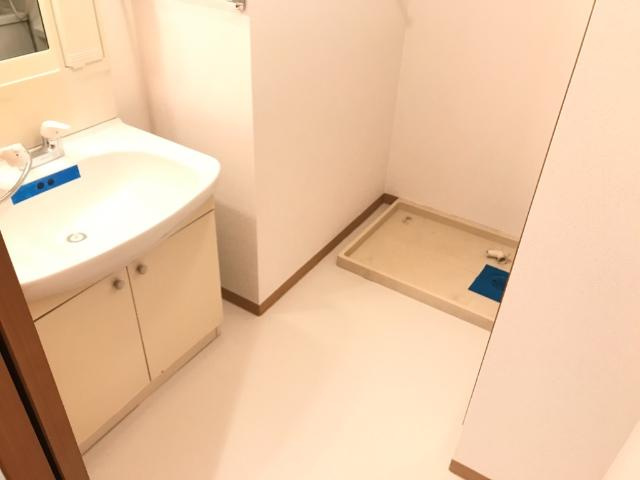 太宰府市御笠１丁目のアパートの洗面所|洗面