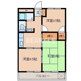 【間取り】 | コーポ間宮
