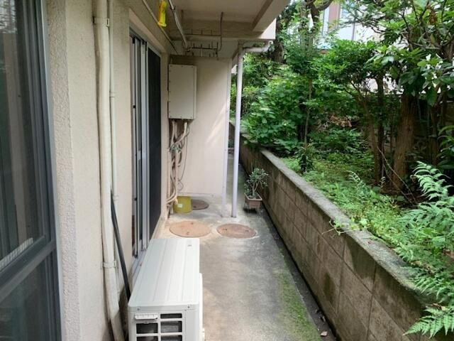 池第１コーポのバルコニー