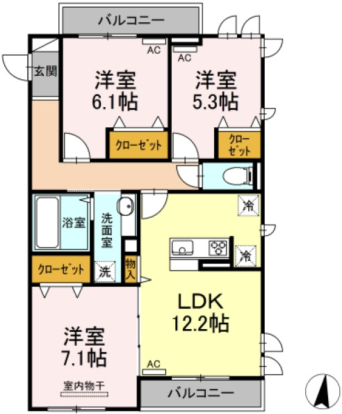 フォルトゥーナの間取り