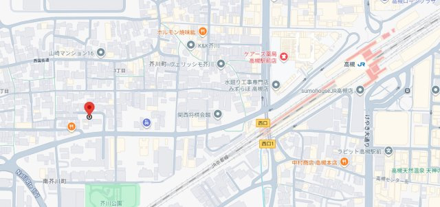 アンフィニィ芥川の地図