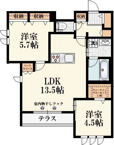 フォレストハイムの間取り