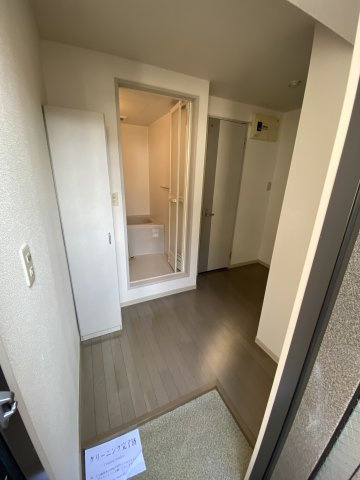 シンプルで使いやすい玄関です