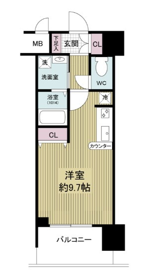 グランカーサ梅田北の間取り