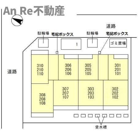 ソレイユ　ラ　コリーヌ東川口の区画図