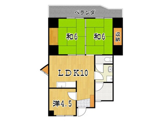 【間取り】 | 海宝マンション