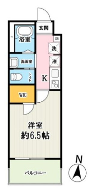 ファミール草加の間取り