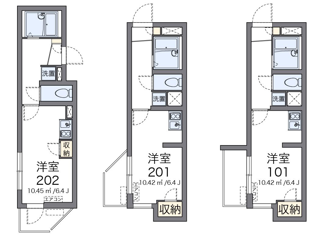 クレイノ根岸の間取り