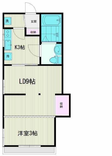 カブラハイツⅠの間取り